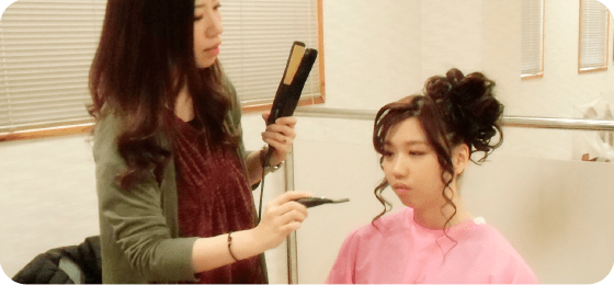 ヘアアレンジ体験